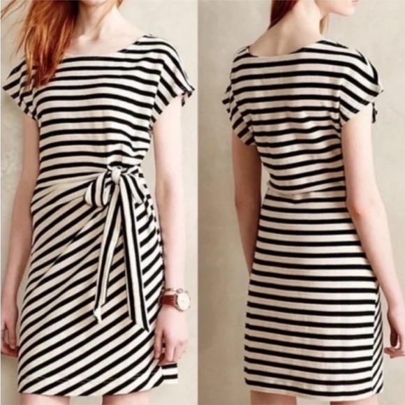 Anthropologie Saturday Sunday Yael Side Tie Dress - Picture 1 of 9